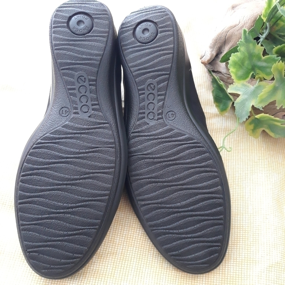 Ecco soft shock point black women's shoes size 41 - Picture 6 of 8